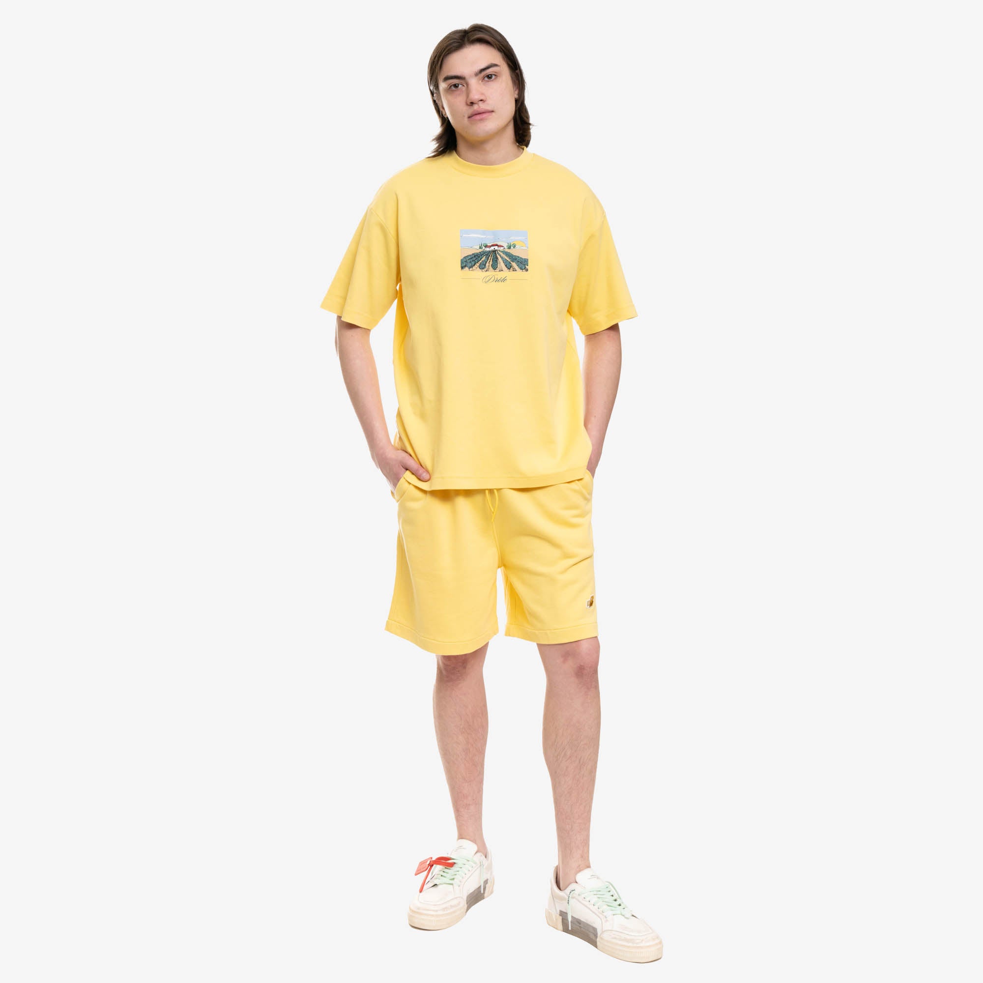 Drôle de Monsieur Le T-Shirt Vignes Yellow - 2
