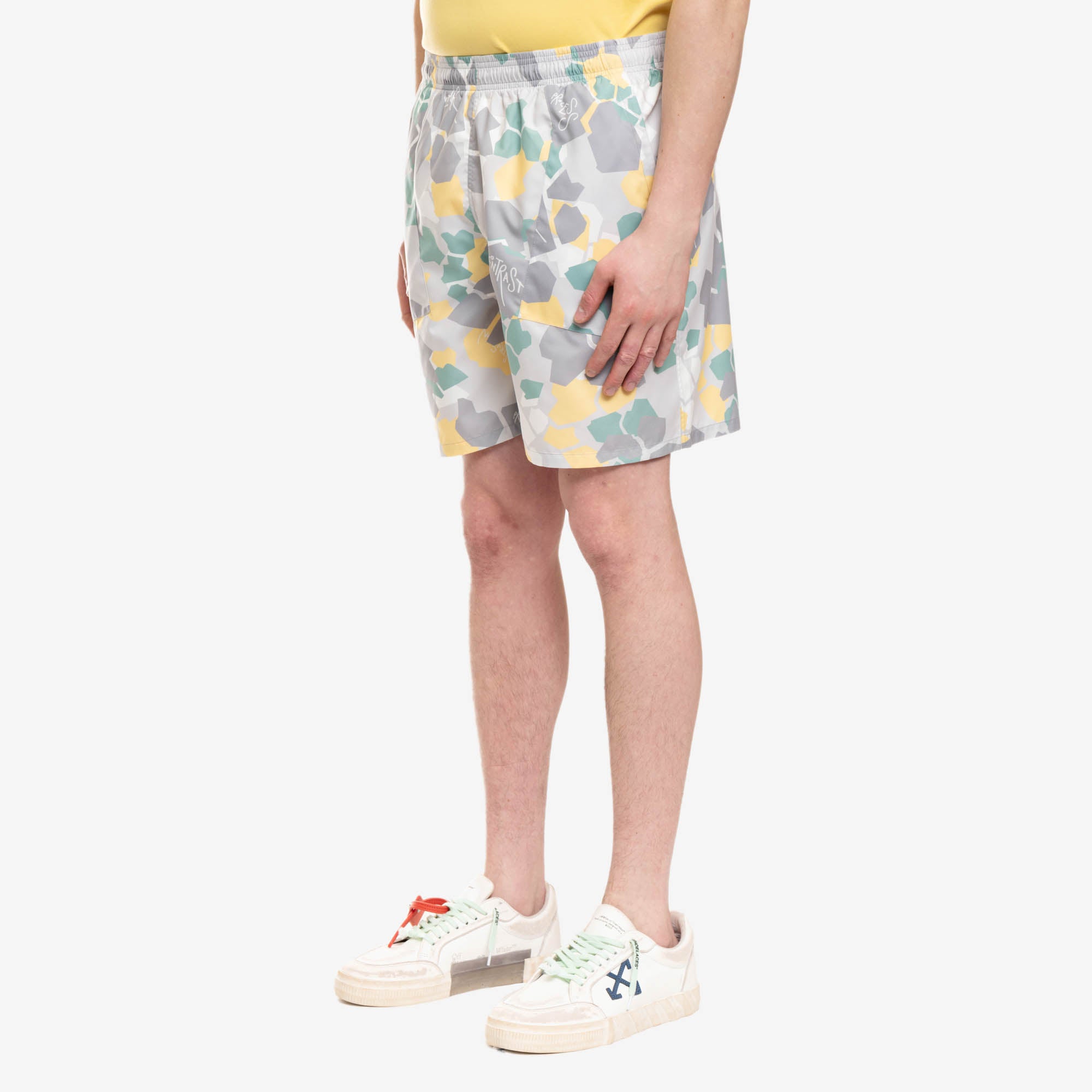 Objects IV Life Yellow Camo Swim Shorts Yellow Camo - 3