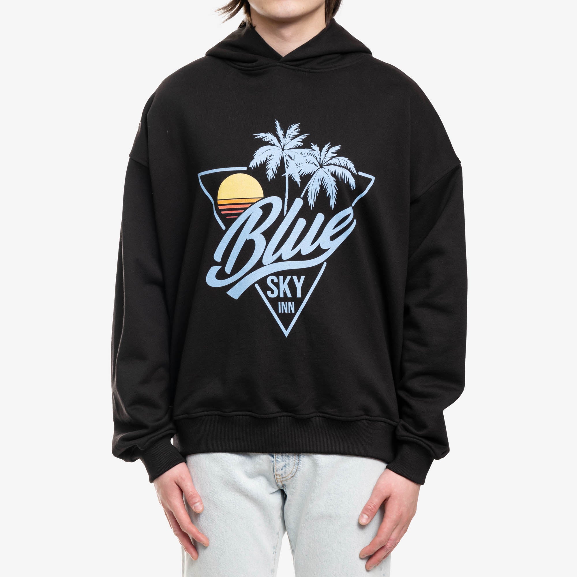 Blue Sky Inn Sunset Logo Hoody Black - 1