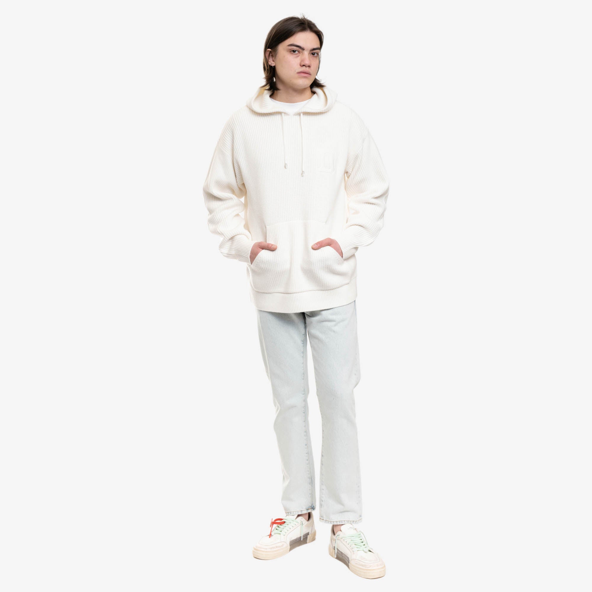 Drôle de Monsieur La Maille Capuche Cream - 2