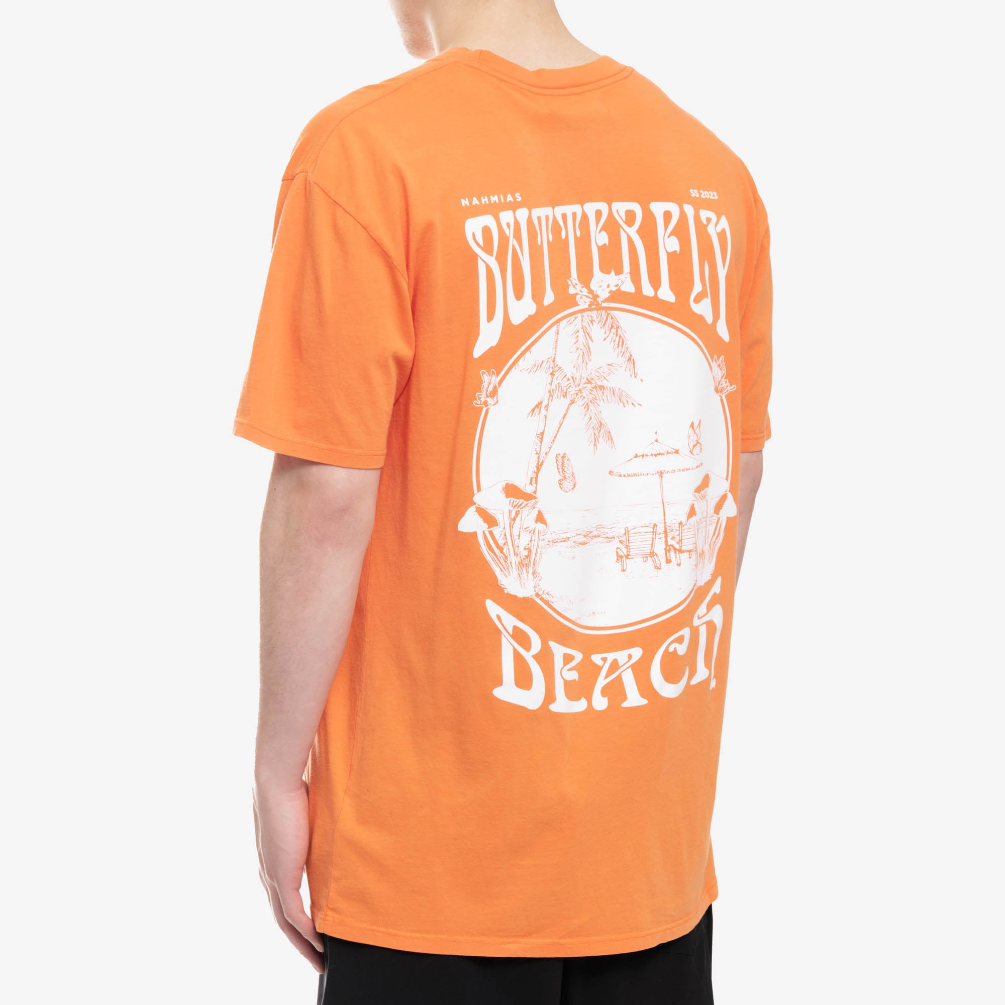 Nahmias Butterfly Beach T-Shirt Orange - 4