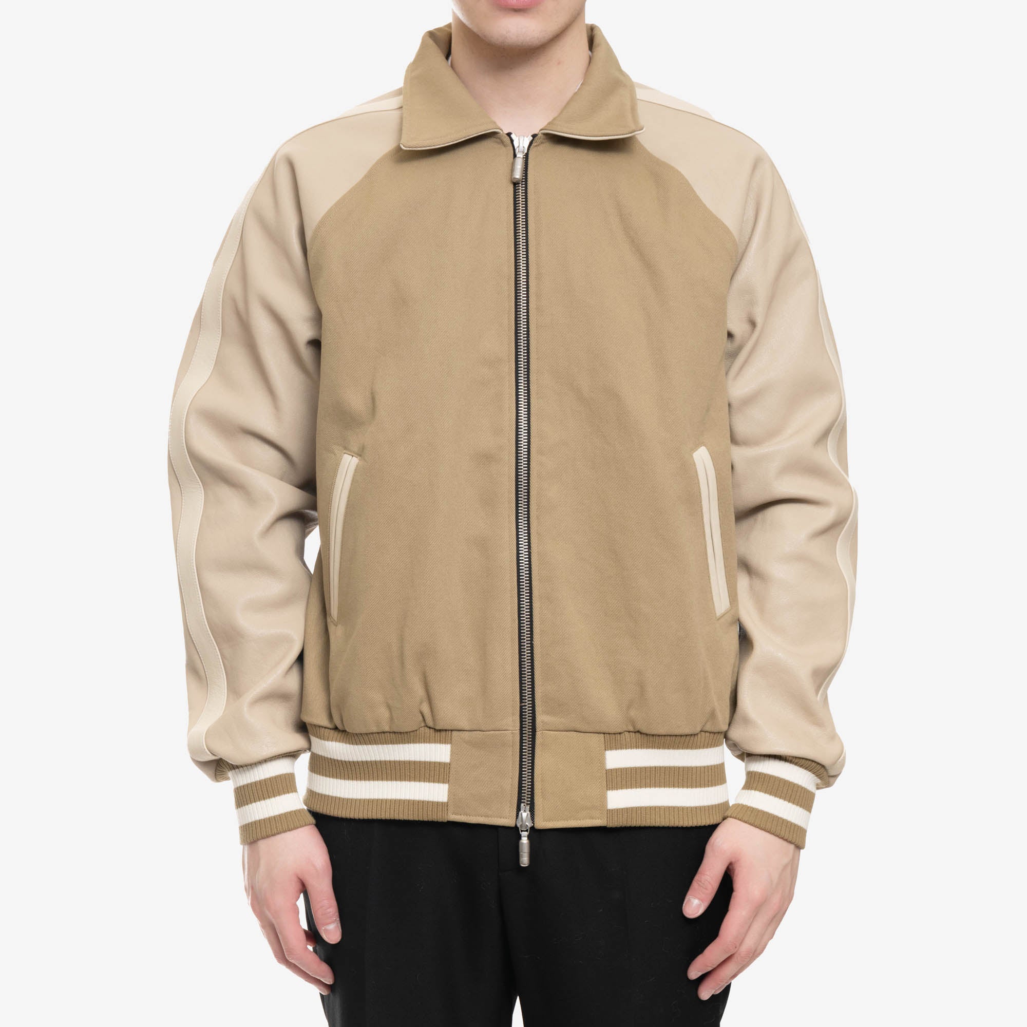 Rhude Twill Rhude Boys Bomber Beige - 1