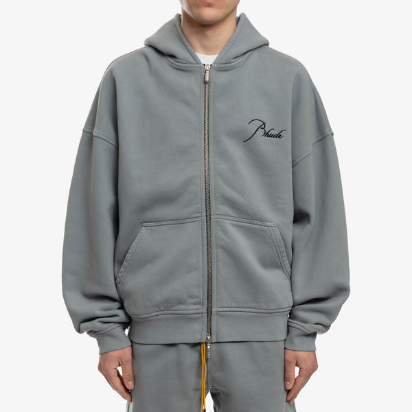 Rhude - Zip Up Hoody in Sage