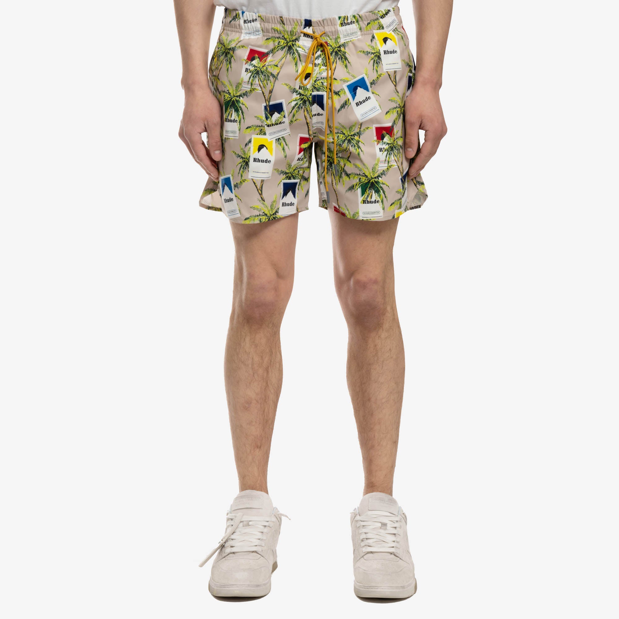 Rhude Rhude Cigarette Swim Trunks Tan - 1