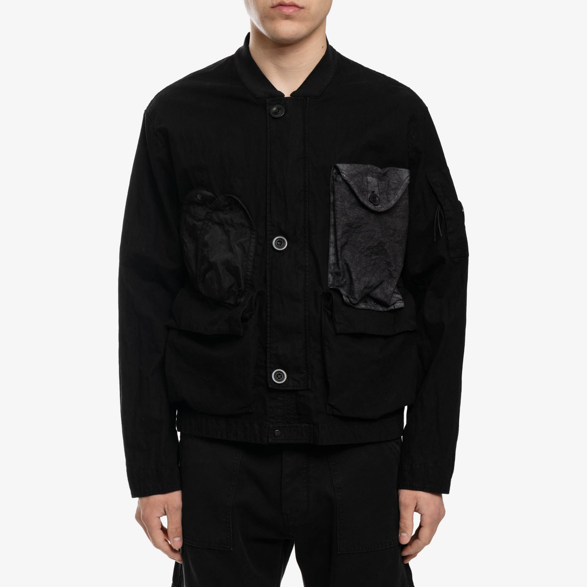C.P. Company 50 Fili Gum Medium Jacket Black - 1