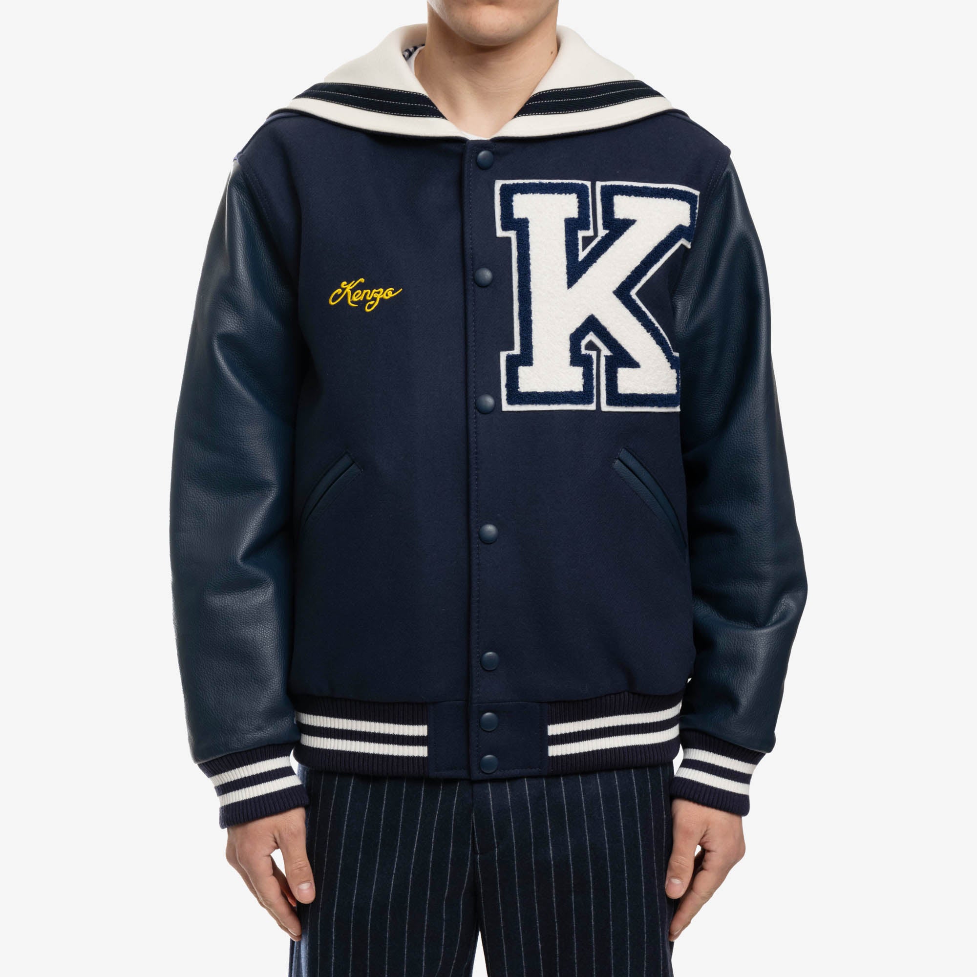 Kenzo Sailor Varsity Jacket Midnight Blue - 1