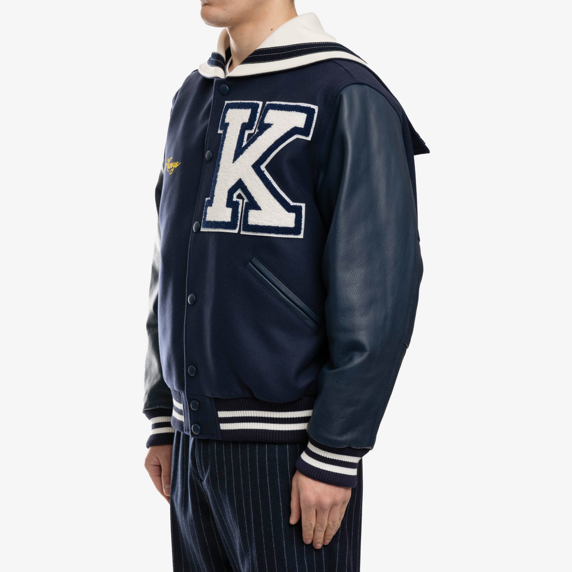 Kenzo Sailor Varsity Jacket Midnight Blue - 3