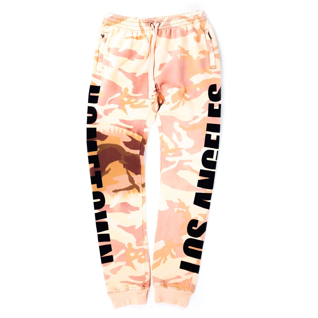 Faith Connexion Womens Kappa Camouflage Sweatpants Orange - 4