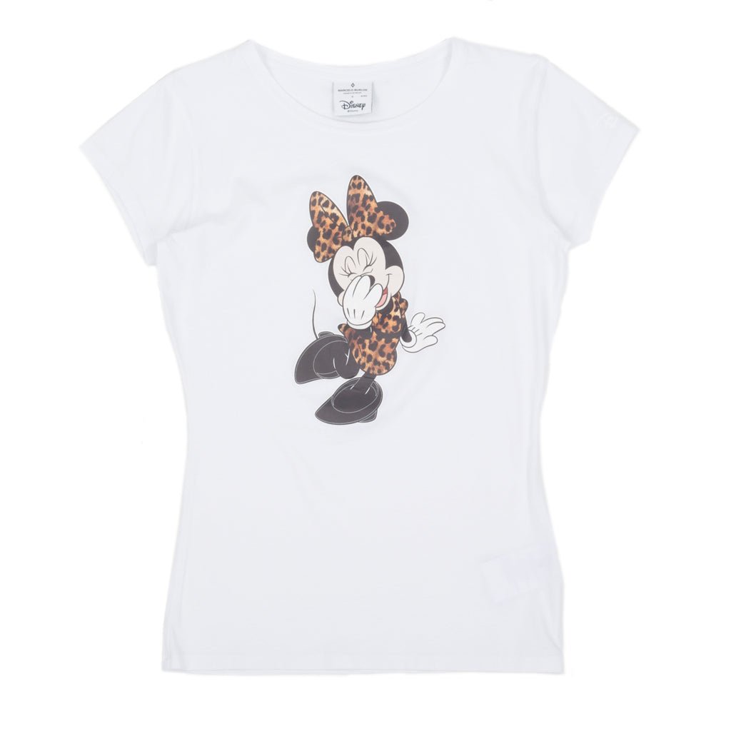 Photo of Marcelo Burlon Womens Minnie Mouse Leopard Tee - 4