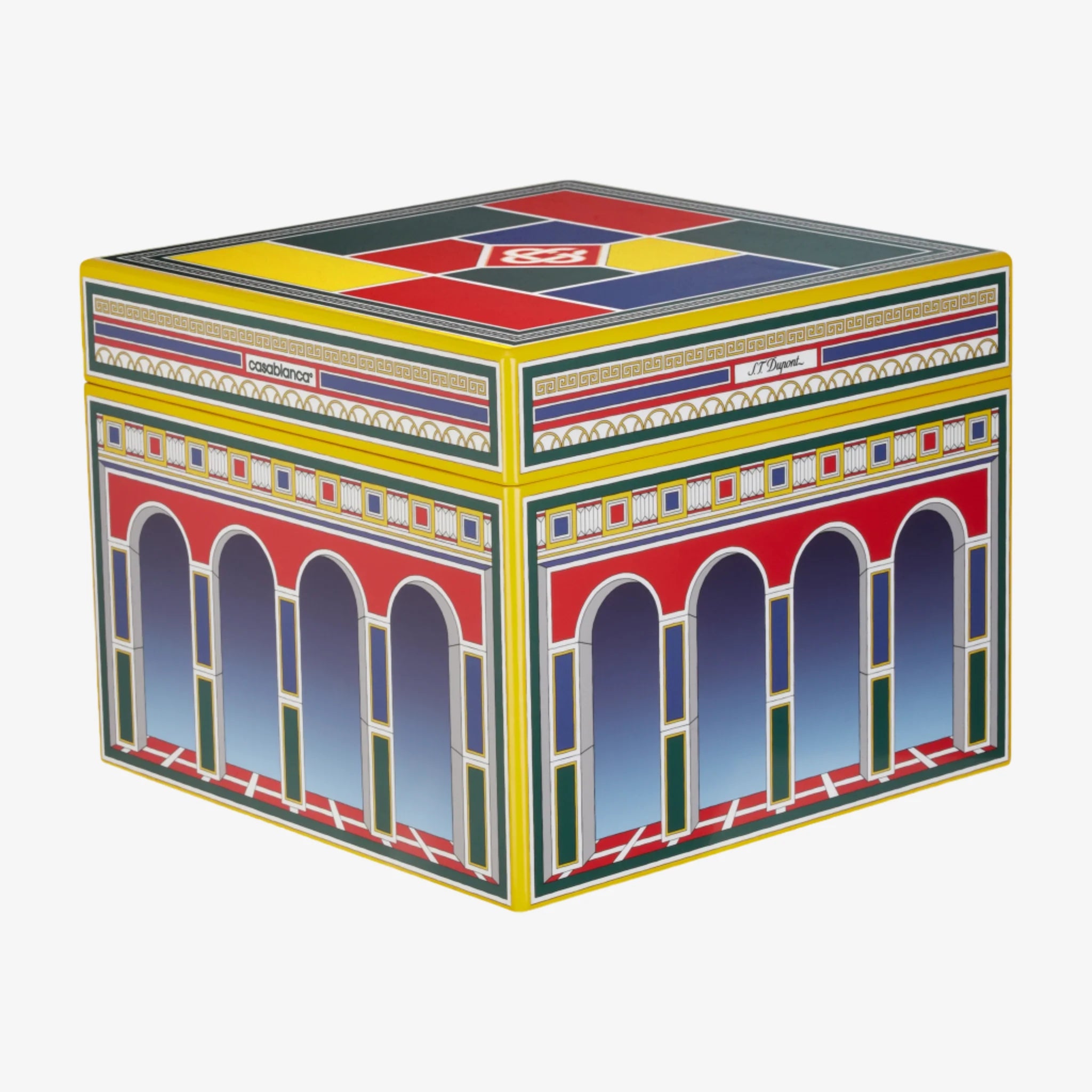 Casablanca DuPont Casablanca Tennis Cube Humidor Multi - 1