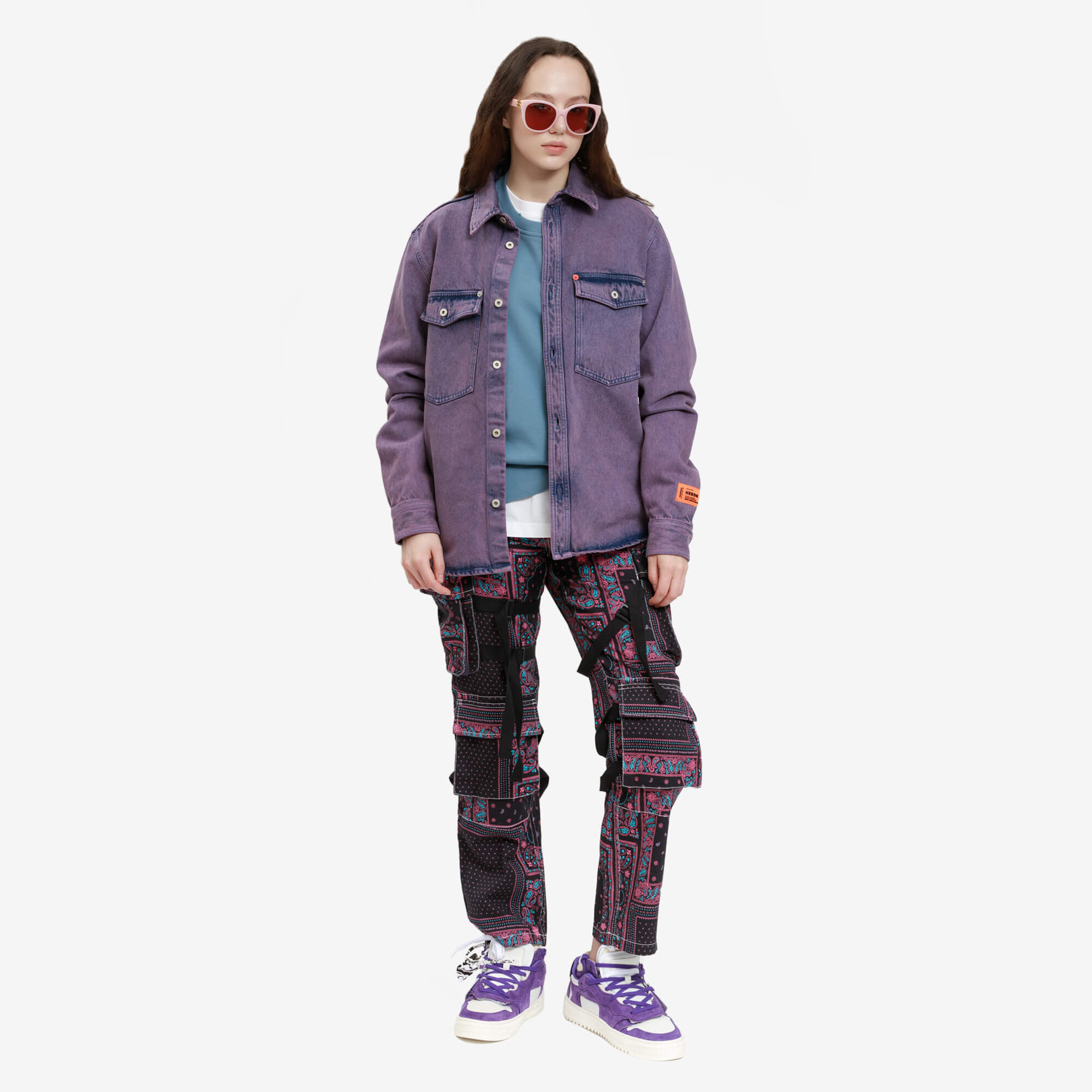 ROGIC Pink Paisley Bondage Pants Pink - 5