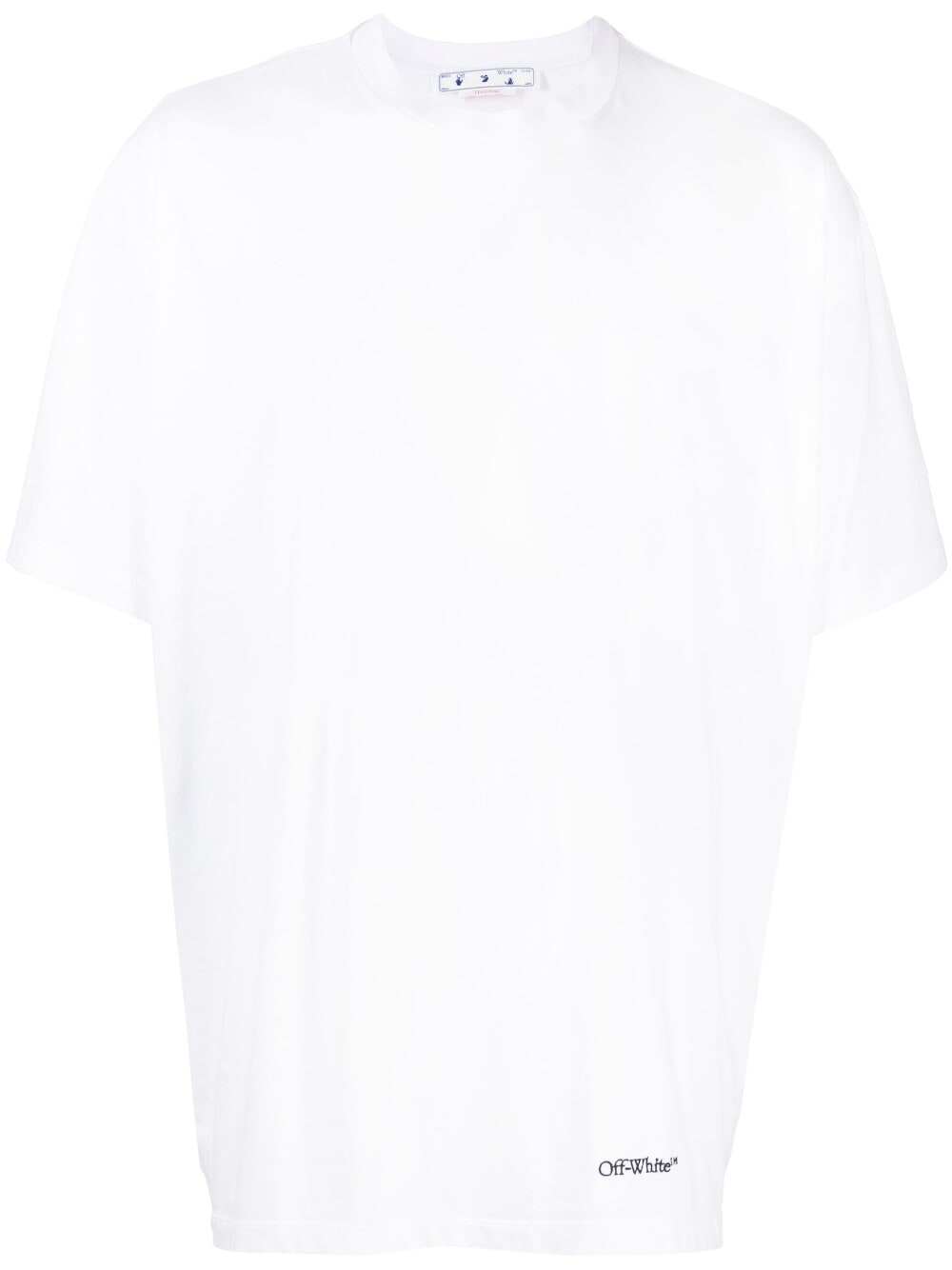 MEN SCRIBBLE DIAG OVER S/S TEE WHITE BLACK WHITE - 1