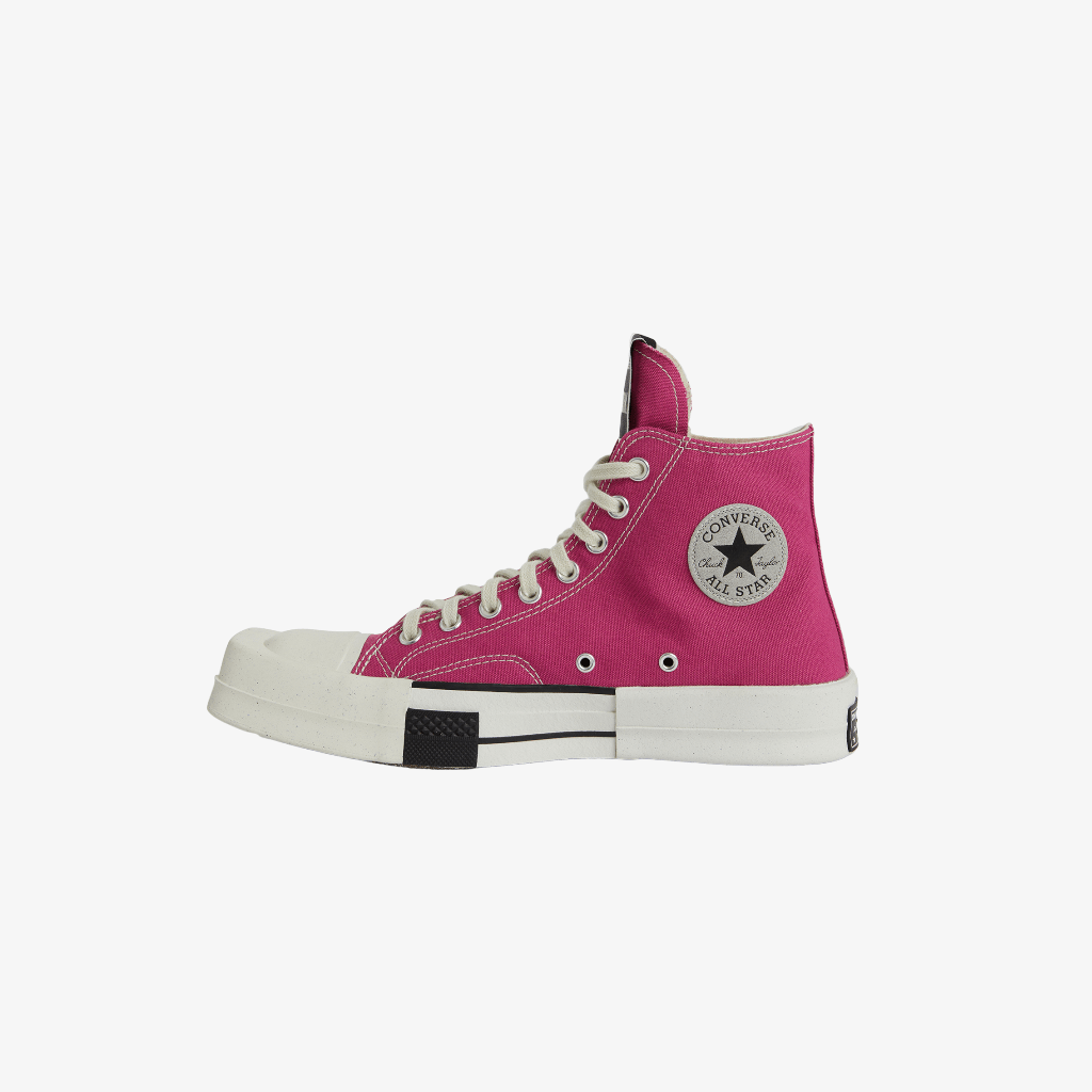 Rick Owens DRKSHDW Converse Turbodrk Laceless Sneakers Hot Pink - 4