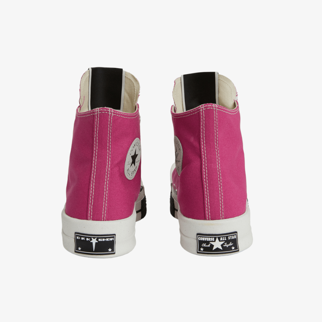 Rick Owens DRKSHDW Converse Turbodrk Laceless Sneakers Hot Pink - 8