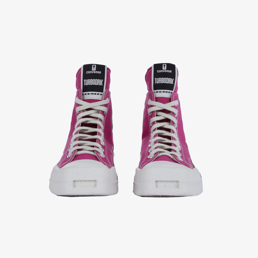 Rick Owens DRKSHDW Converse Turbodrk Laceless Sneakers Hot Pink - 2