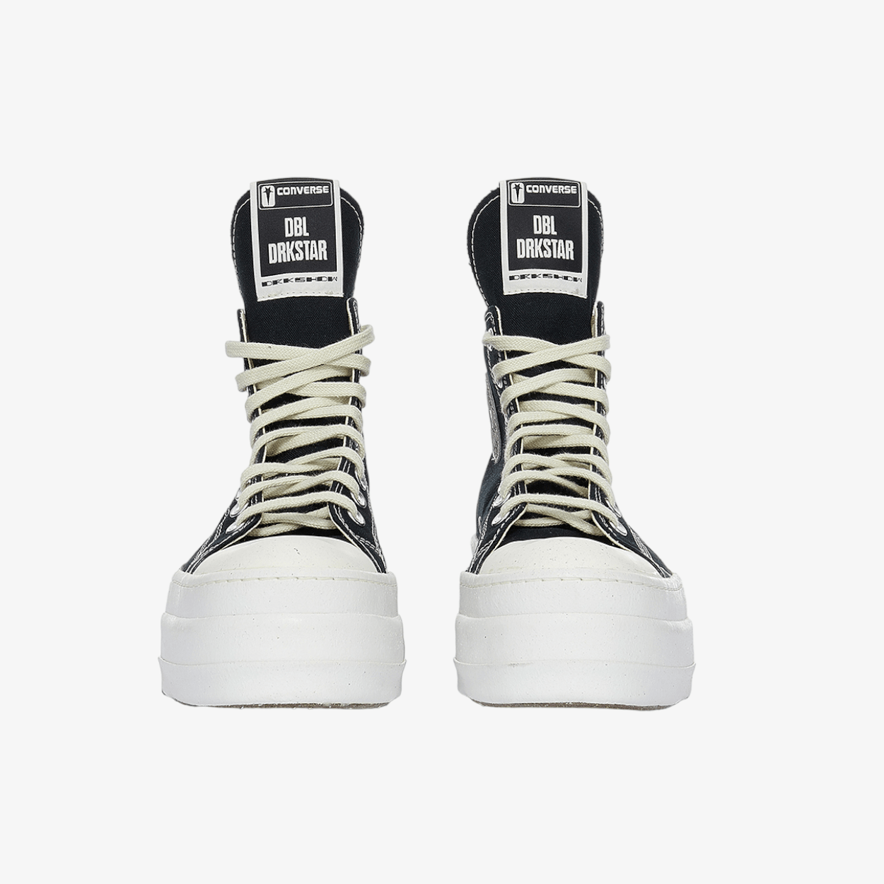 Rick Owens DRKSHDW Converse Dbl Drkstar Hi Sneakers Black - 5