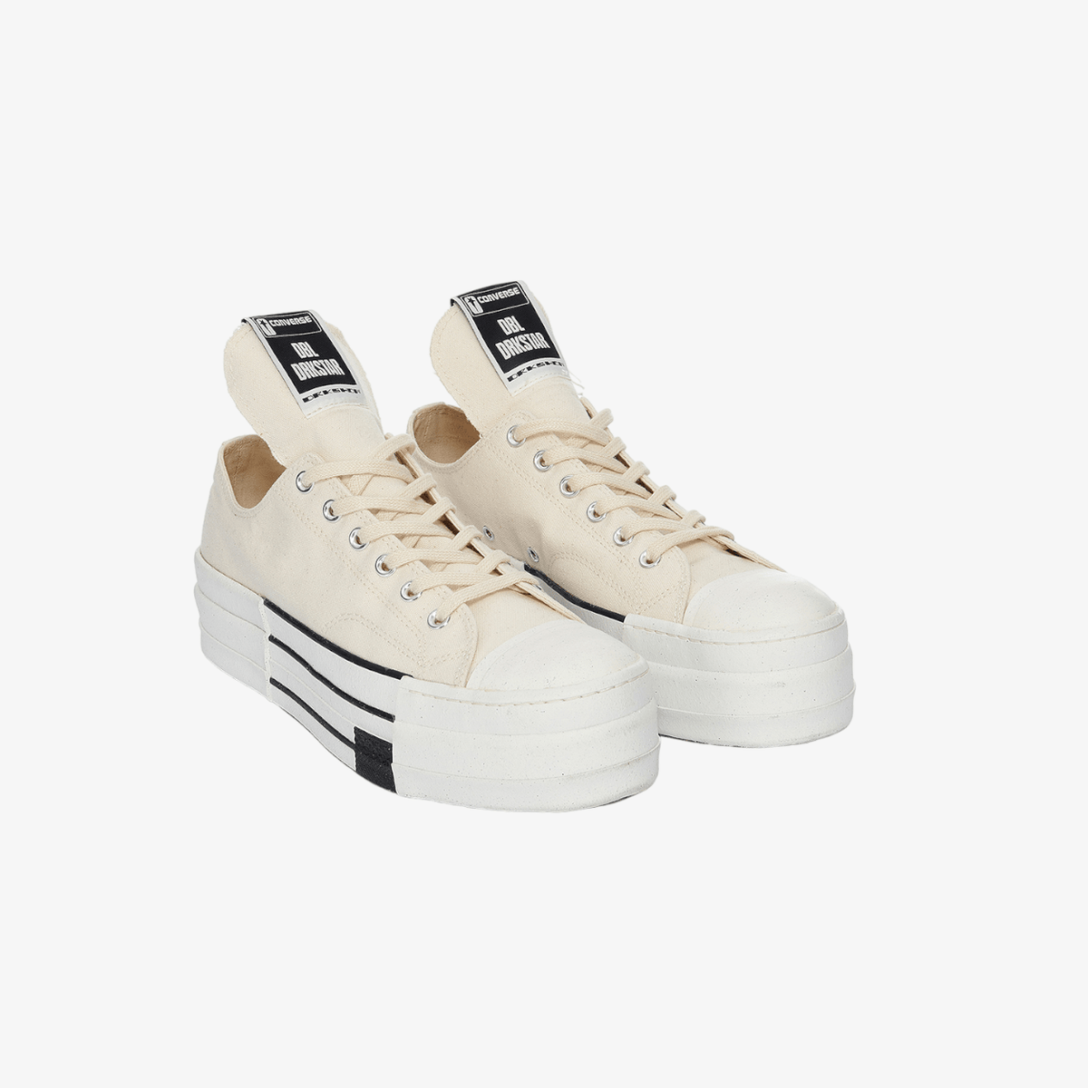 Women Men Rick Owens DRKSHDW Shoes CONVERSE DBL DRKSTAR OX Sneakers