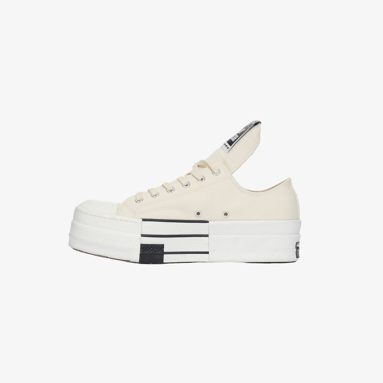Rick Owens DRKSHDW Converse Dbl Drkstar Ox Sneakers Natural - 3