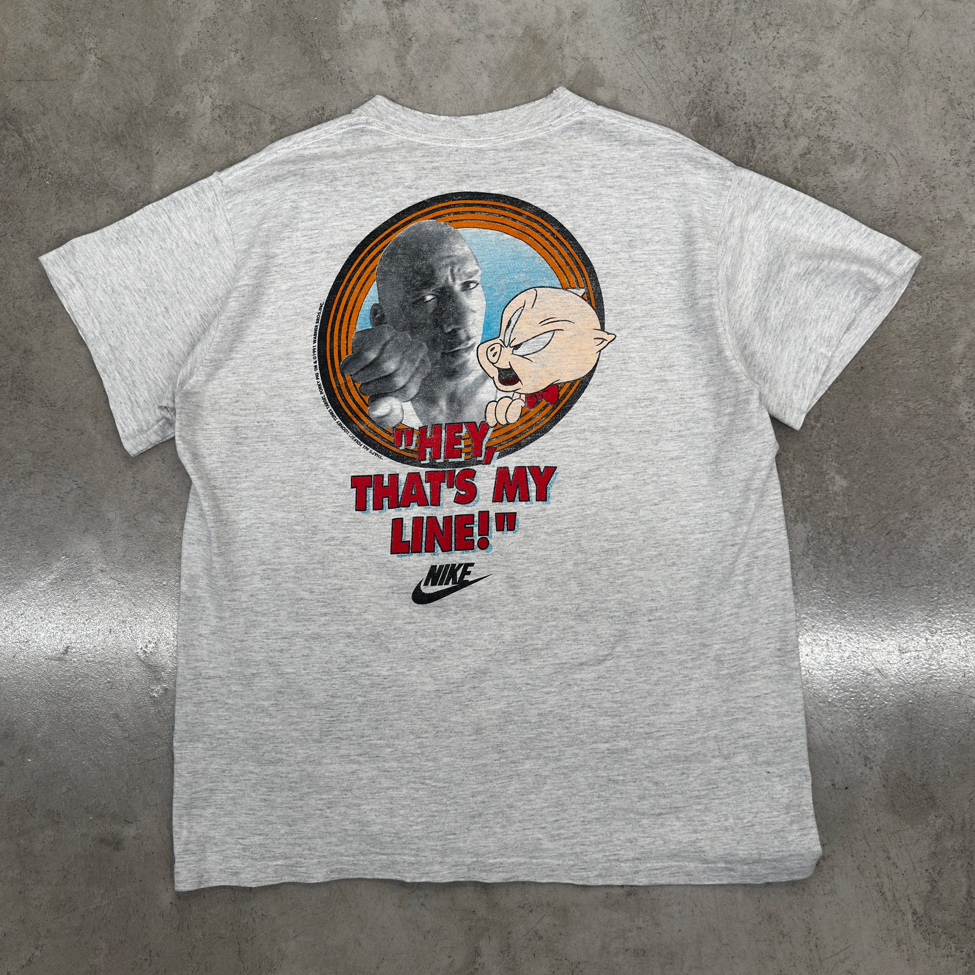 Earthling VIP Jordan Nike Space Jam Vintage T-Shirt White - 3