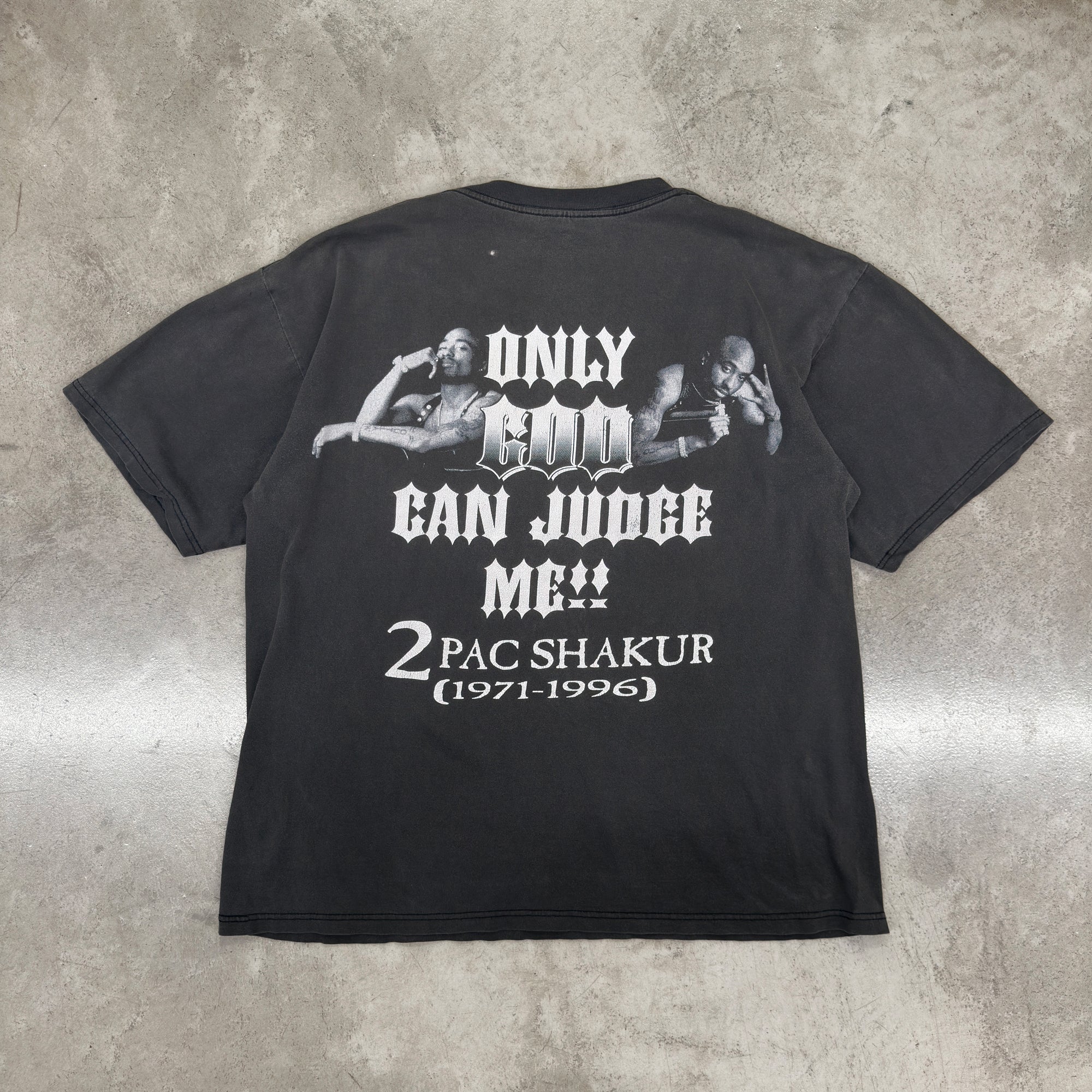 Earthling VIP 2Pac Vintage T-Shirt Black - 3