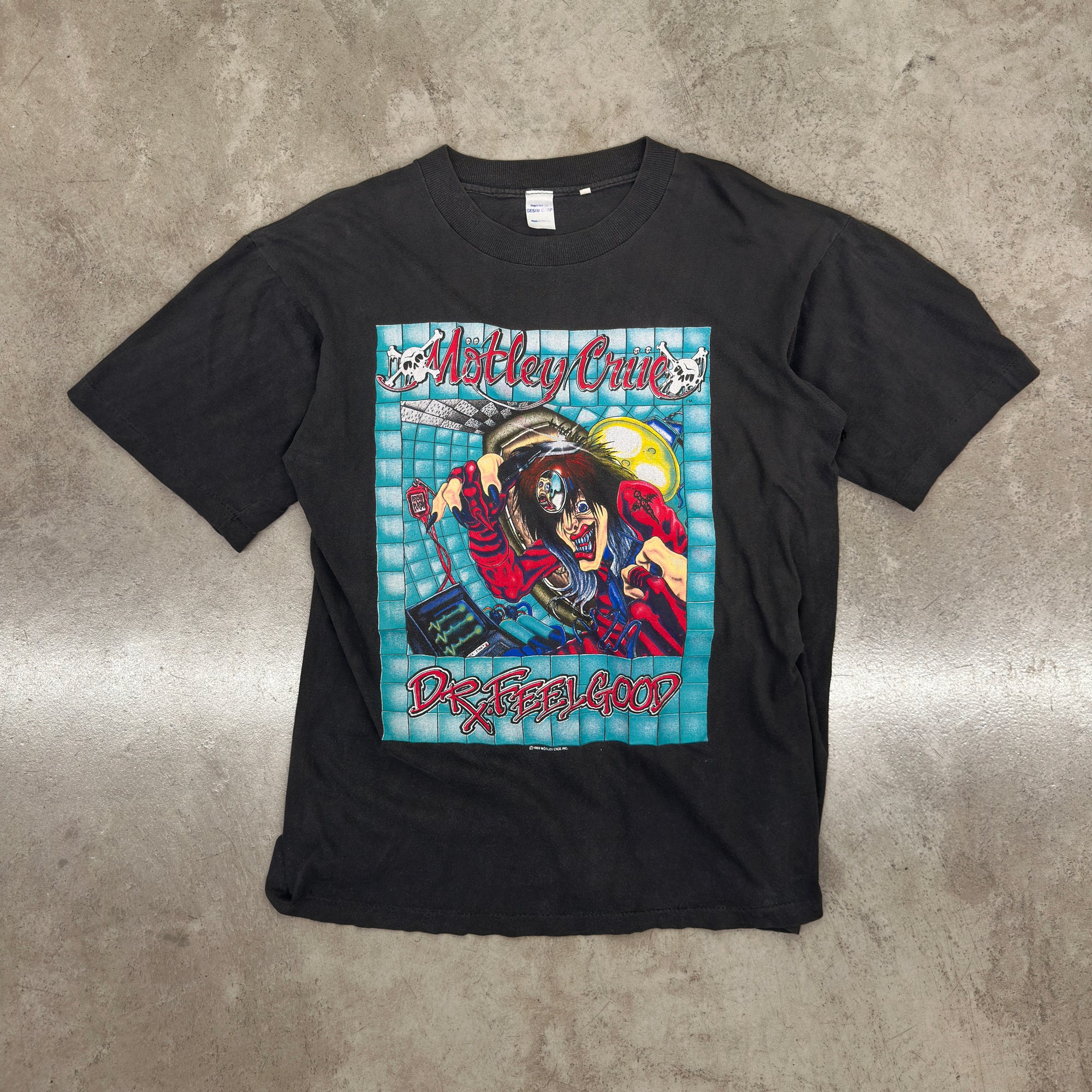 Earthling VIP Motley Crue Vintage T-Shirt Black - 1