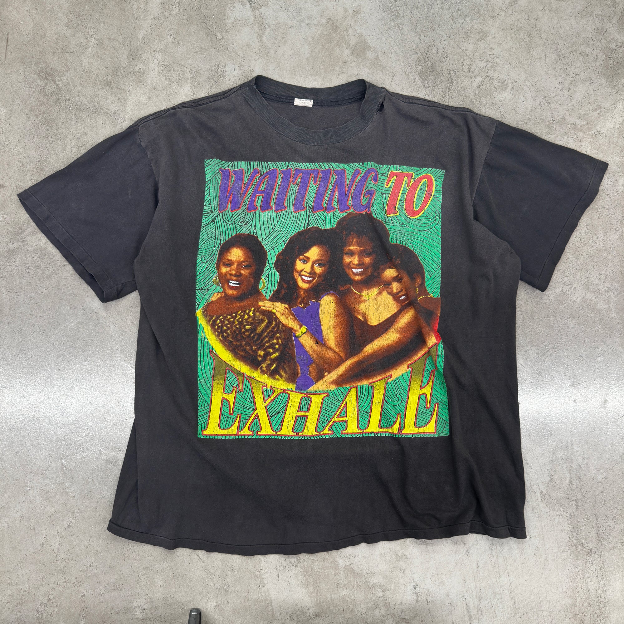 Earthling VIP Waiting to Exhale Vintage T-Shirt Black - 1