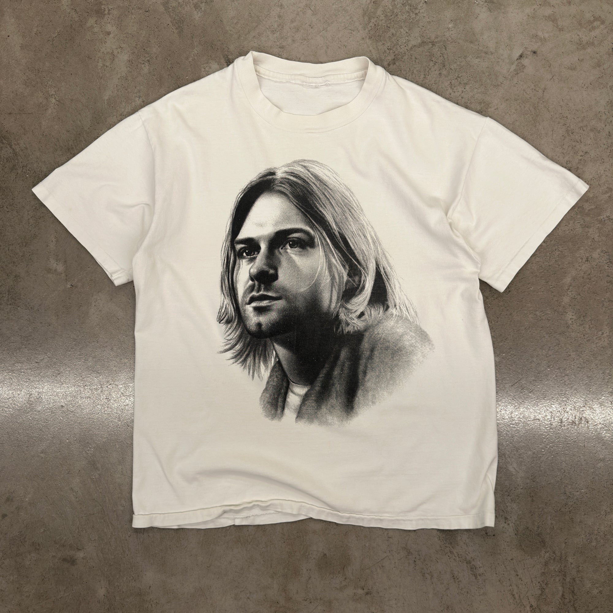 Earthling VIP Kurt Cobain Vintage T-Shirt White - 1