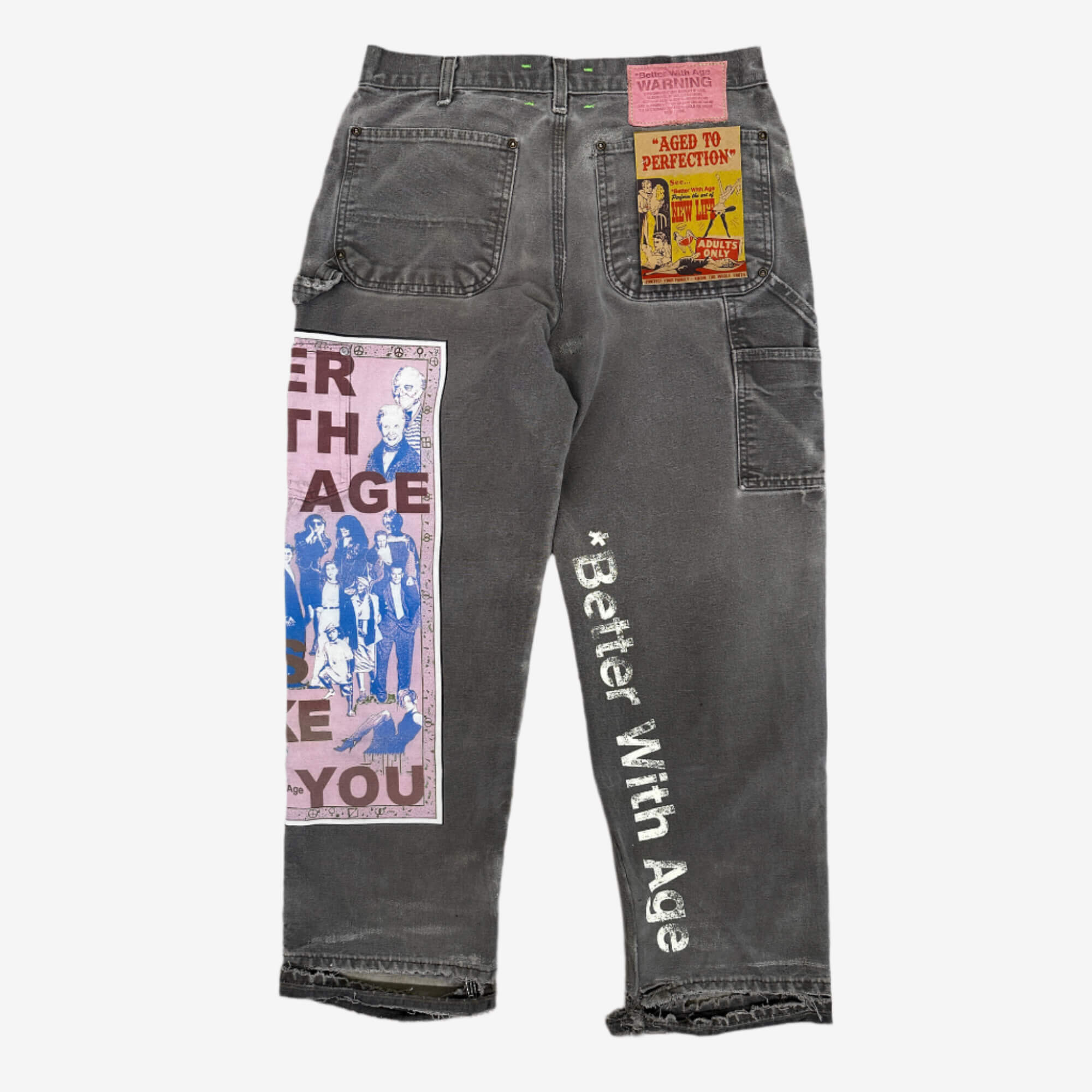 Better With Age Looks Like You Double Knee Pants Multi - 2