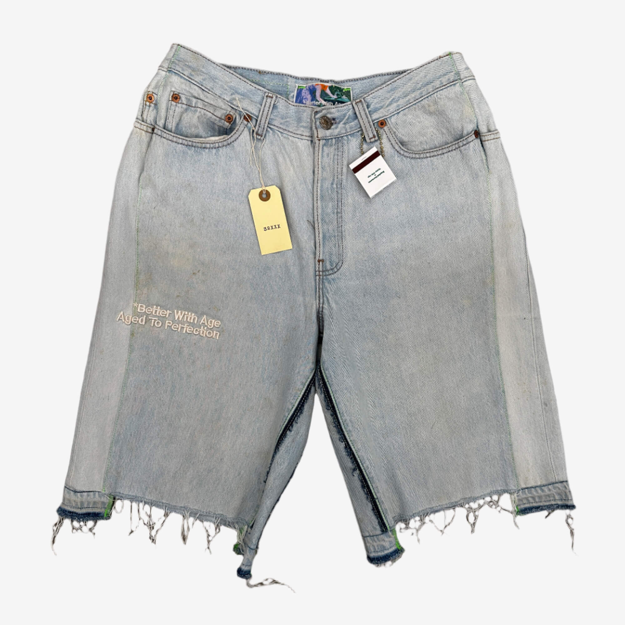 Better With Age Monroe Triple Wide Denim Shorts Indigo - 10