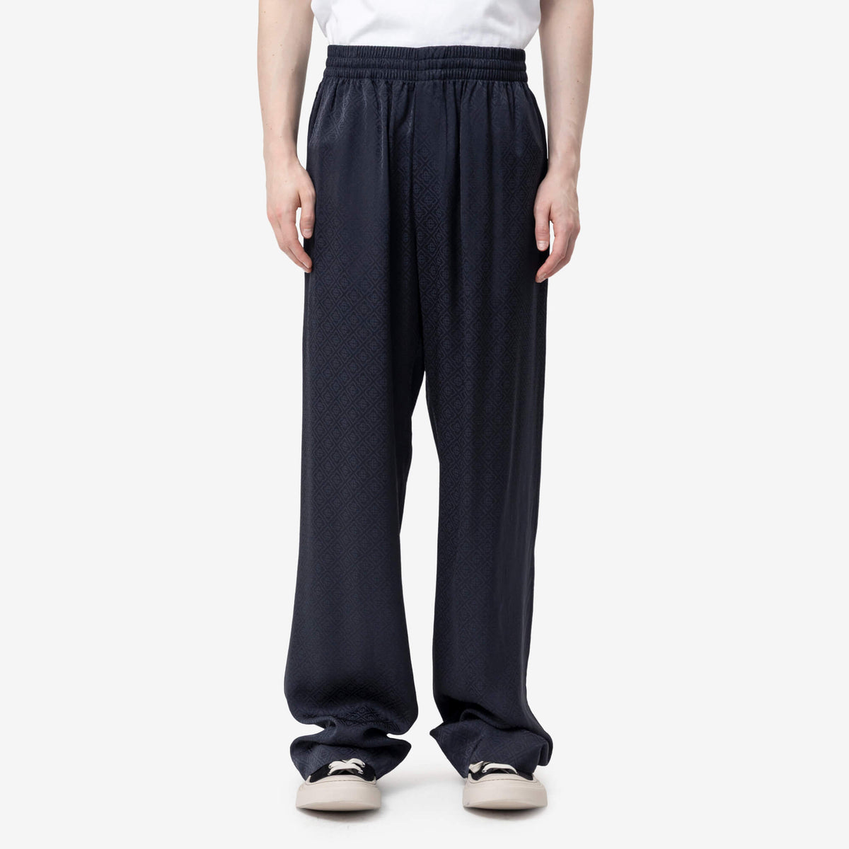 Viscose Monogram Trousers