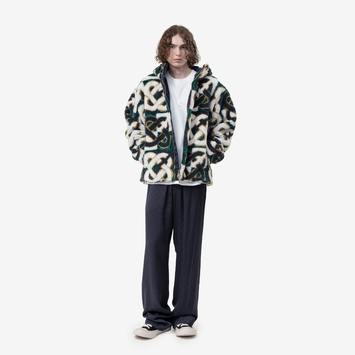 Viscose Monogram Trousers