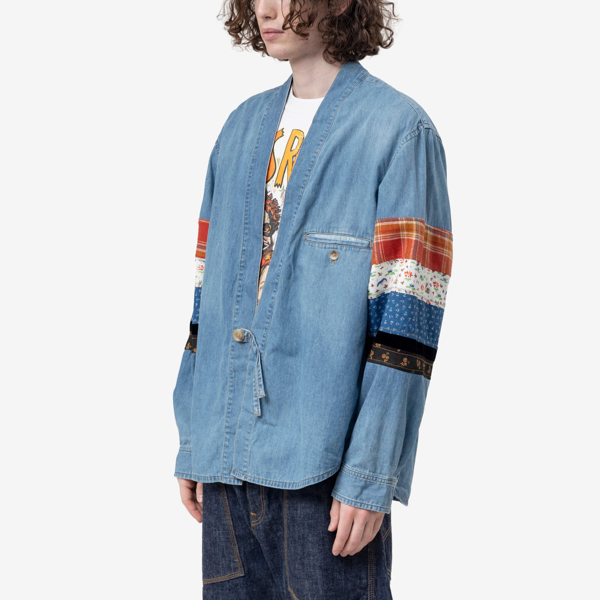Patchwork Denim Overshirt