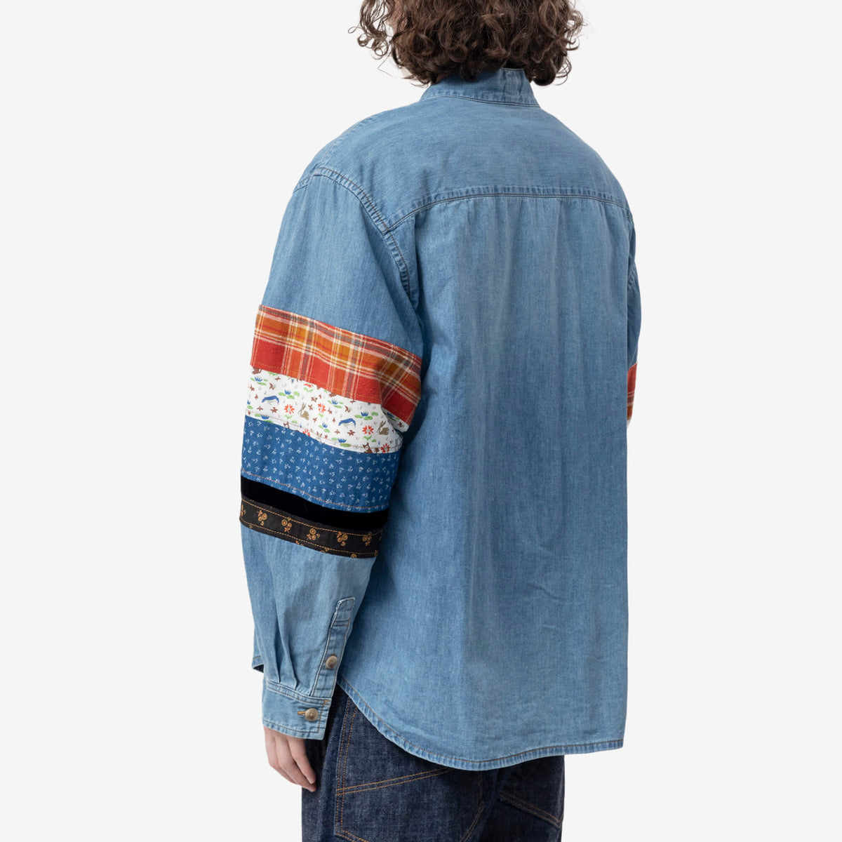 Patchwork Denim Overshirt
