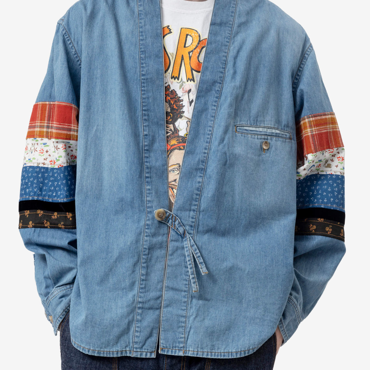 Patchwork Denim Overshirt