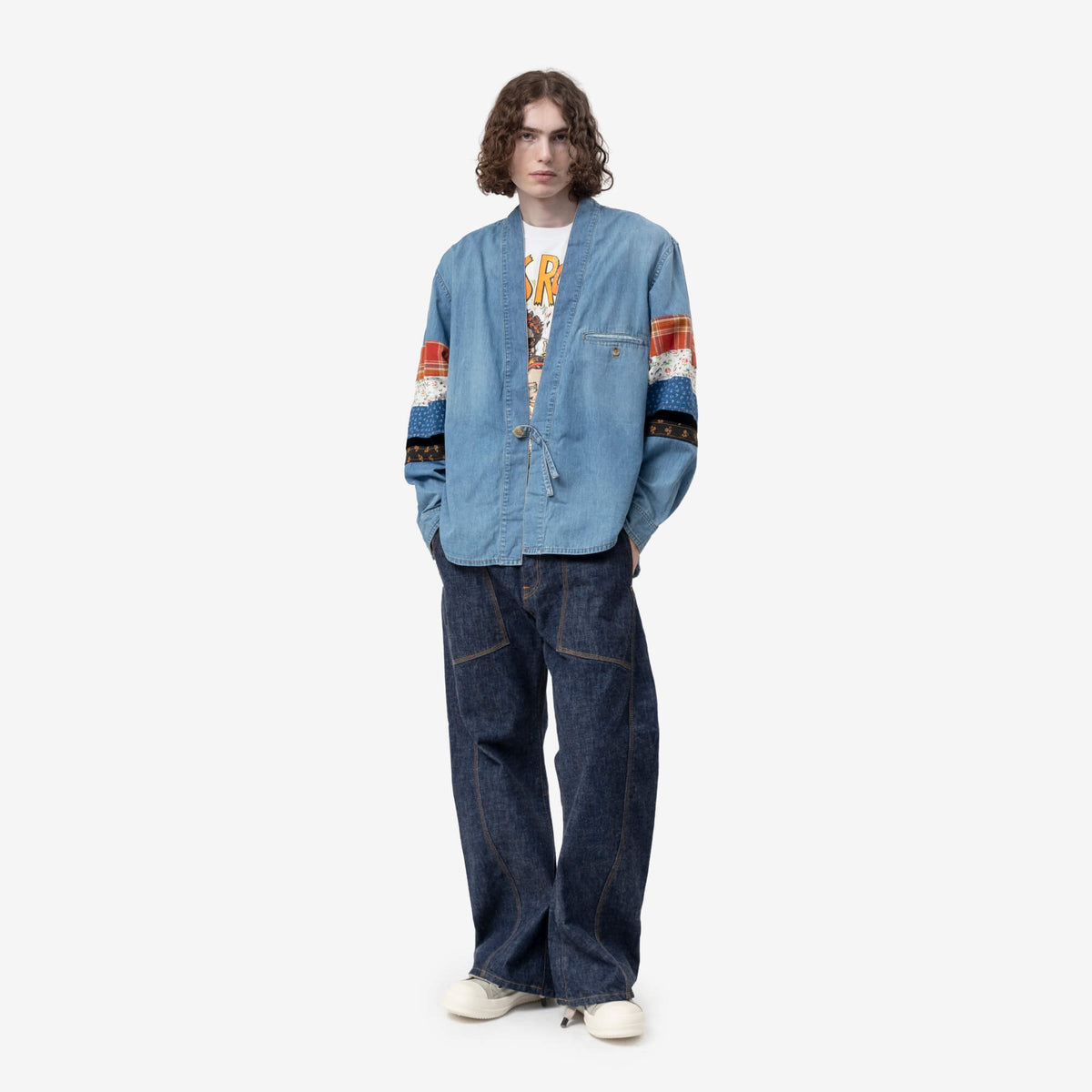 3D Cutting Denim Jeans