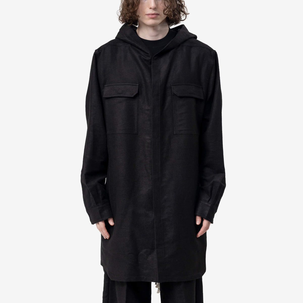 Hooded Outer Shirt