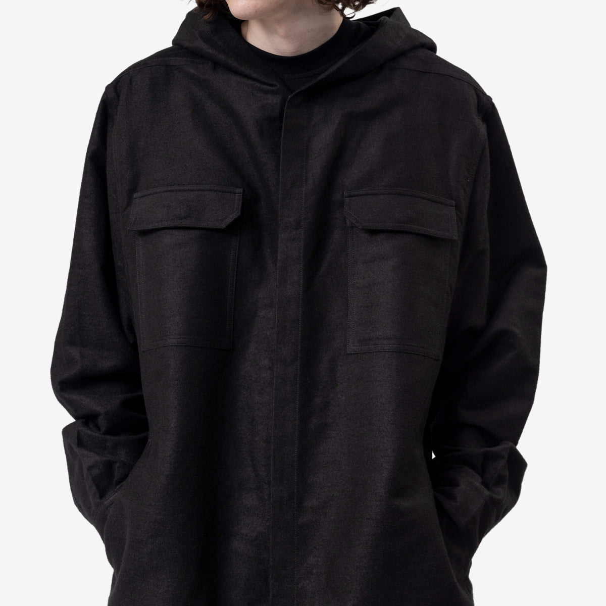 Hooded Outer Shirt
