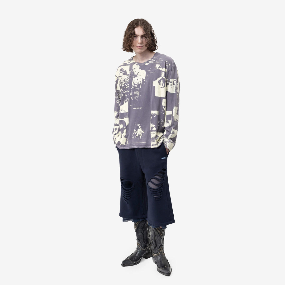 Sable All Over Print Long Sleeve T-Shirt