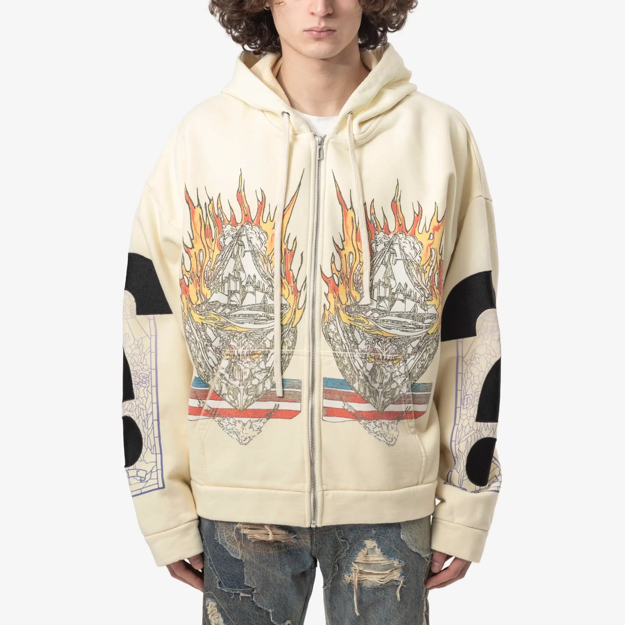 Engulfed Memories Zip Hoody