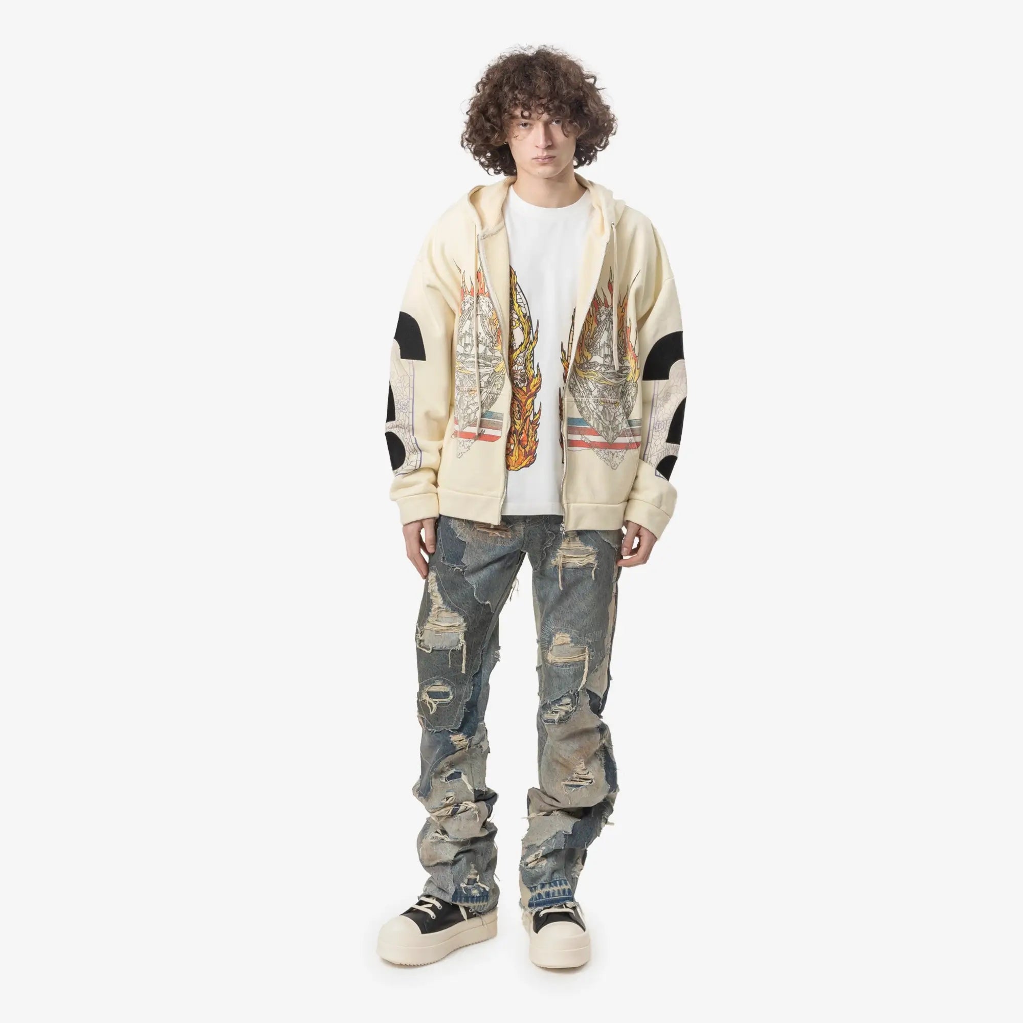 Engulfed Memories Zip Hoody