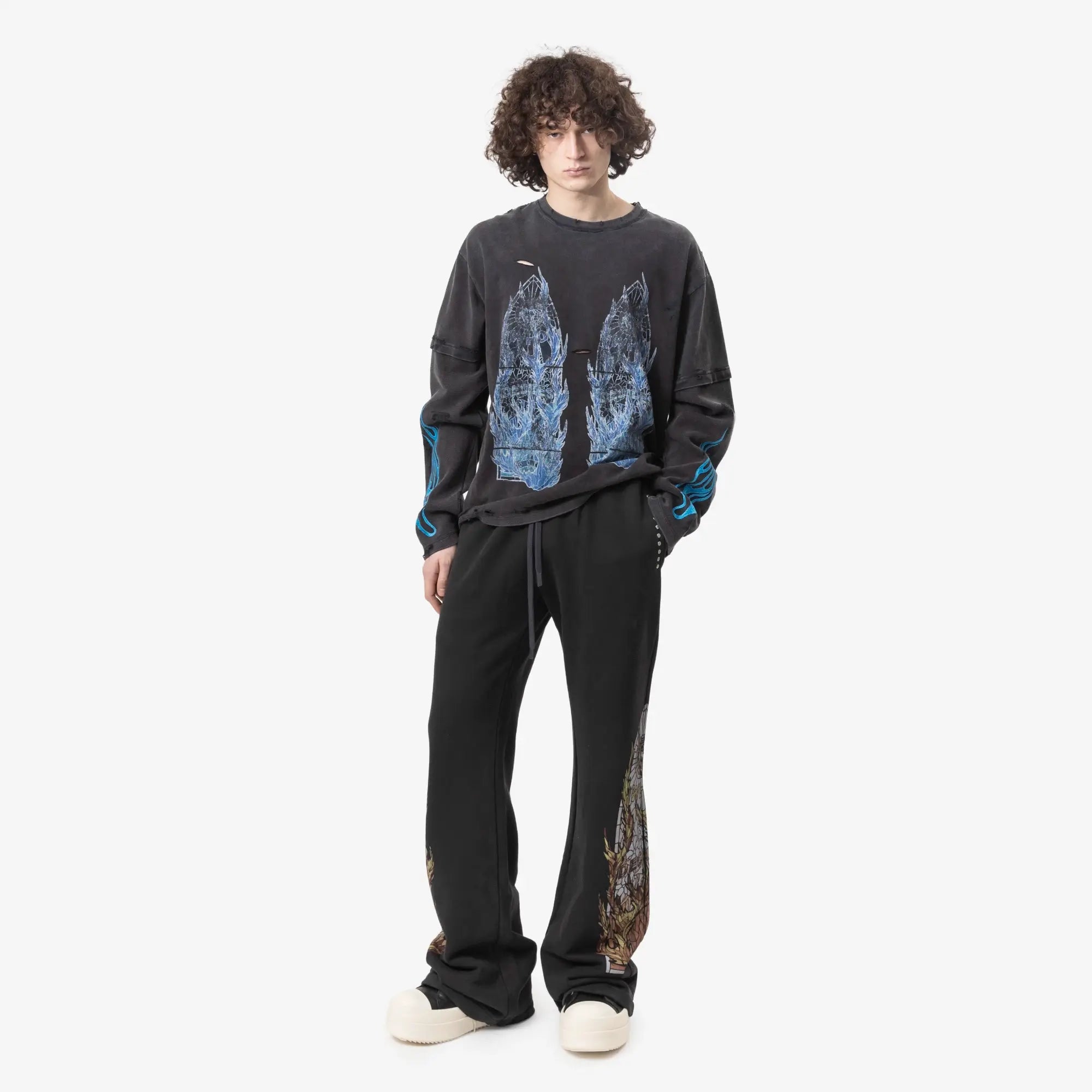 Flame Glass Hardware Sweatpants
