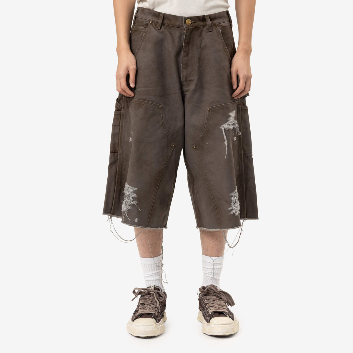 Boro Duck Painter Bermuda Shorts