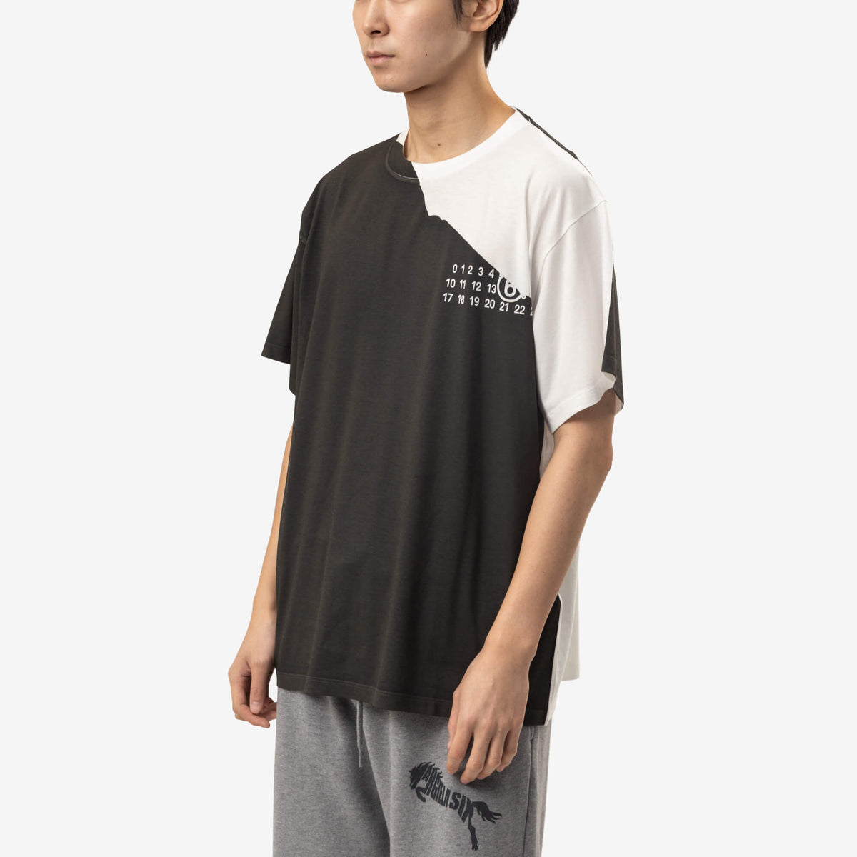 T-shirt Numeric Logo à imprimé décalé