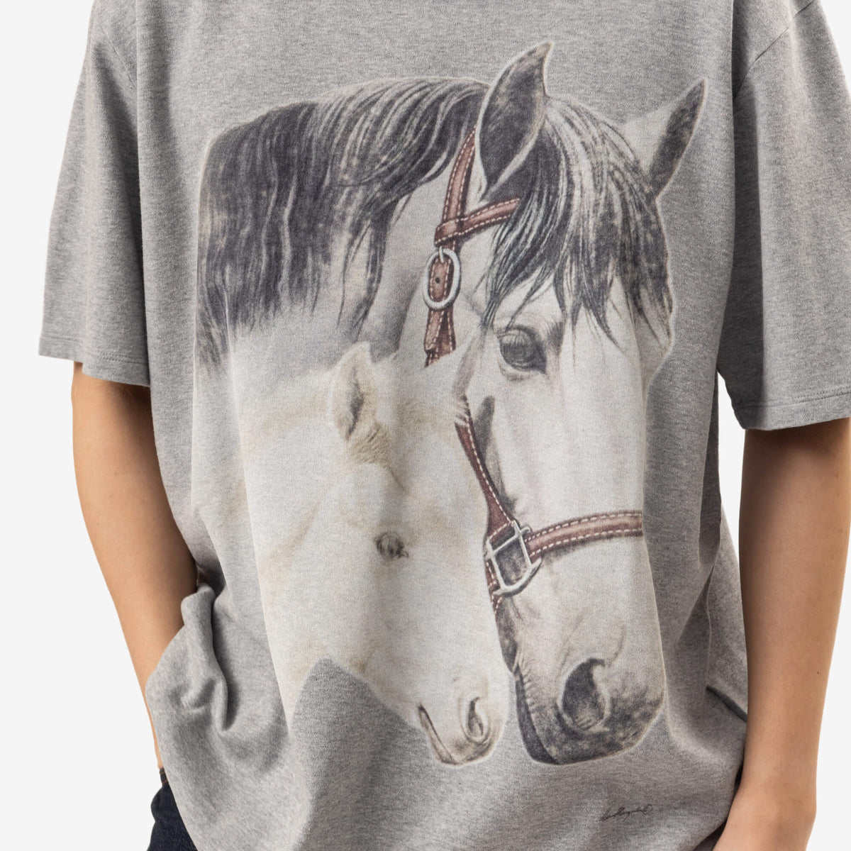 Horse Portrait Print T-Shirt