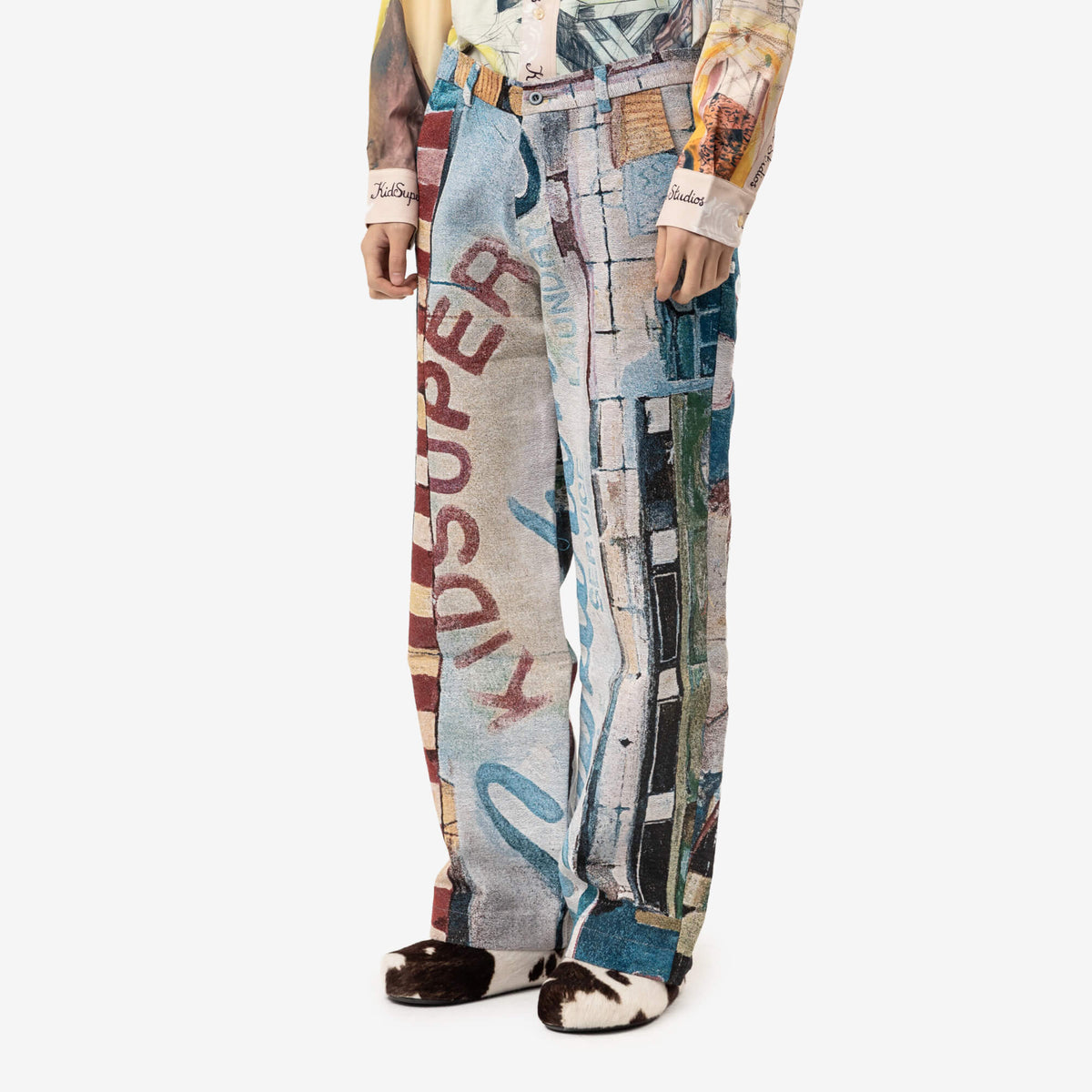 Pantalon de costume en jacquard Sunday Mornings