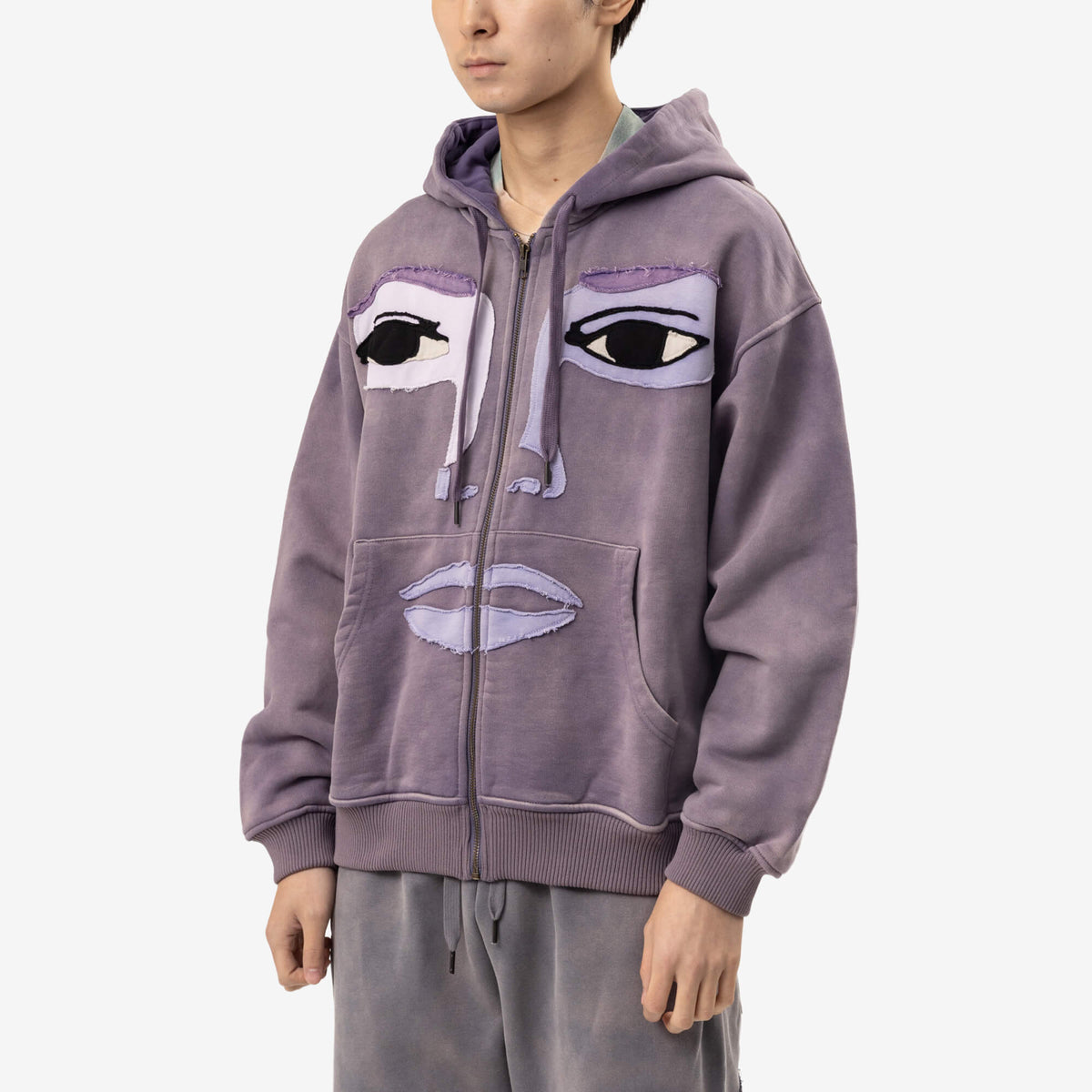 플럼 Face 후드 집업