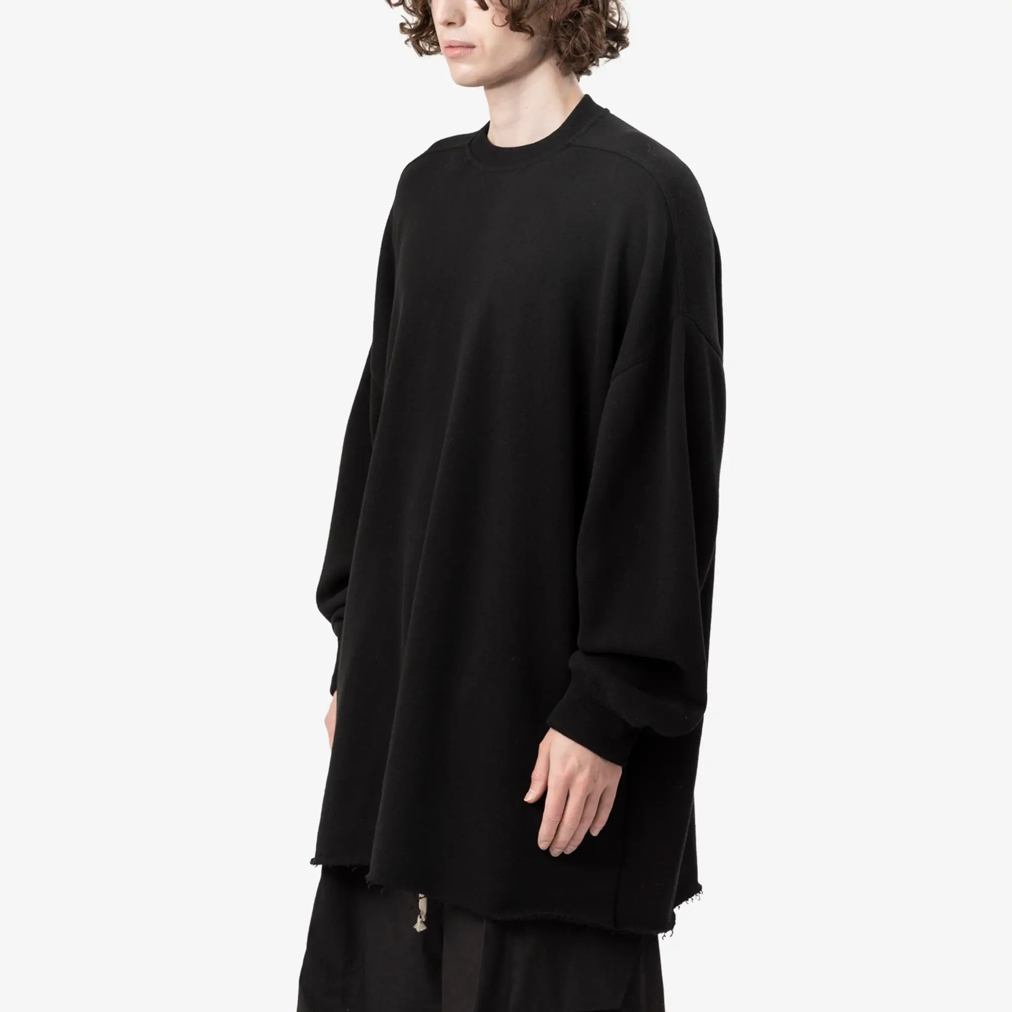 Rick Owens トミー ロングスリーブ Tシャツ ブラック｜Feuille