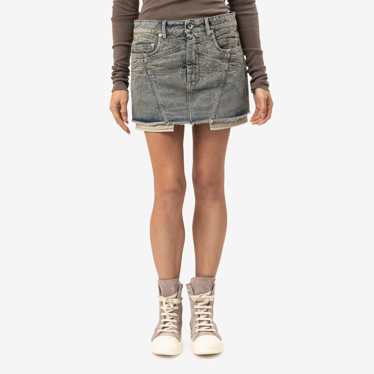 Womens Lana Mini Skirt