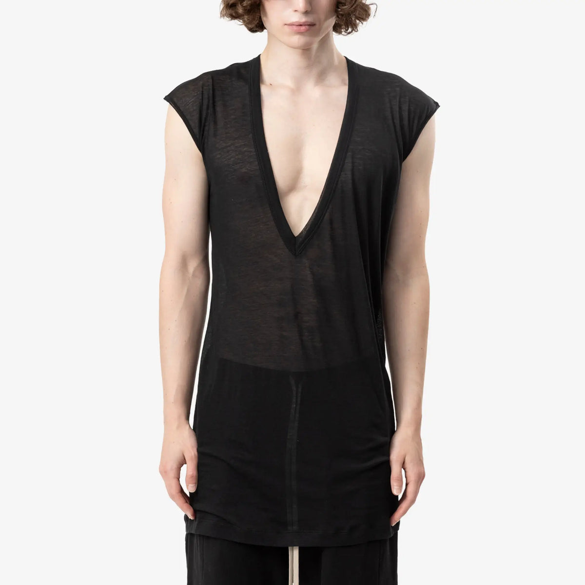 トップス Rick Owens Dylan sleeve T Rick Owens Dylan T-Shirt Black