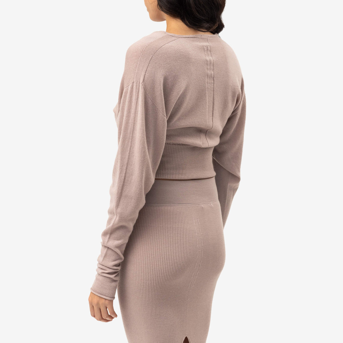 Womens V-Neck Cropped Top